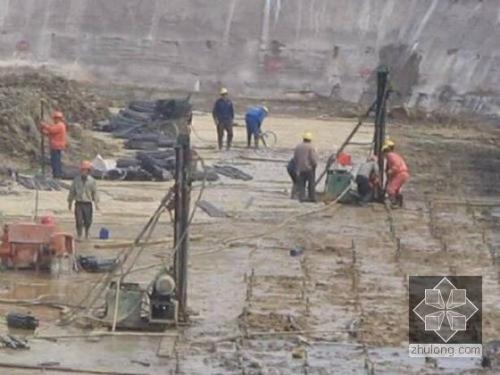 中和镇我公司承建北京房山区水池地基注浆加固工程